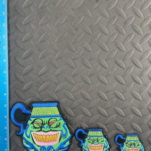 Patch Pot Custom Embroidered Iron On Patch. Two sizes available, however can do a custom size upon request