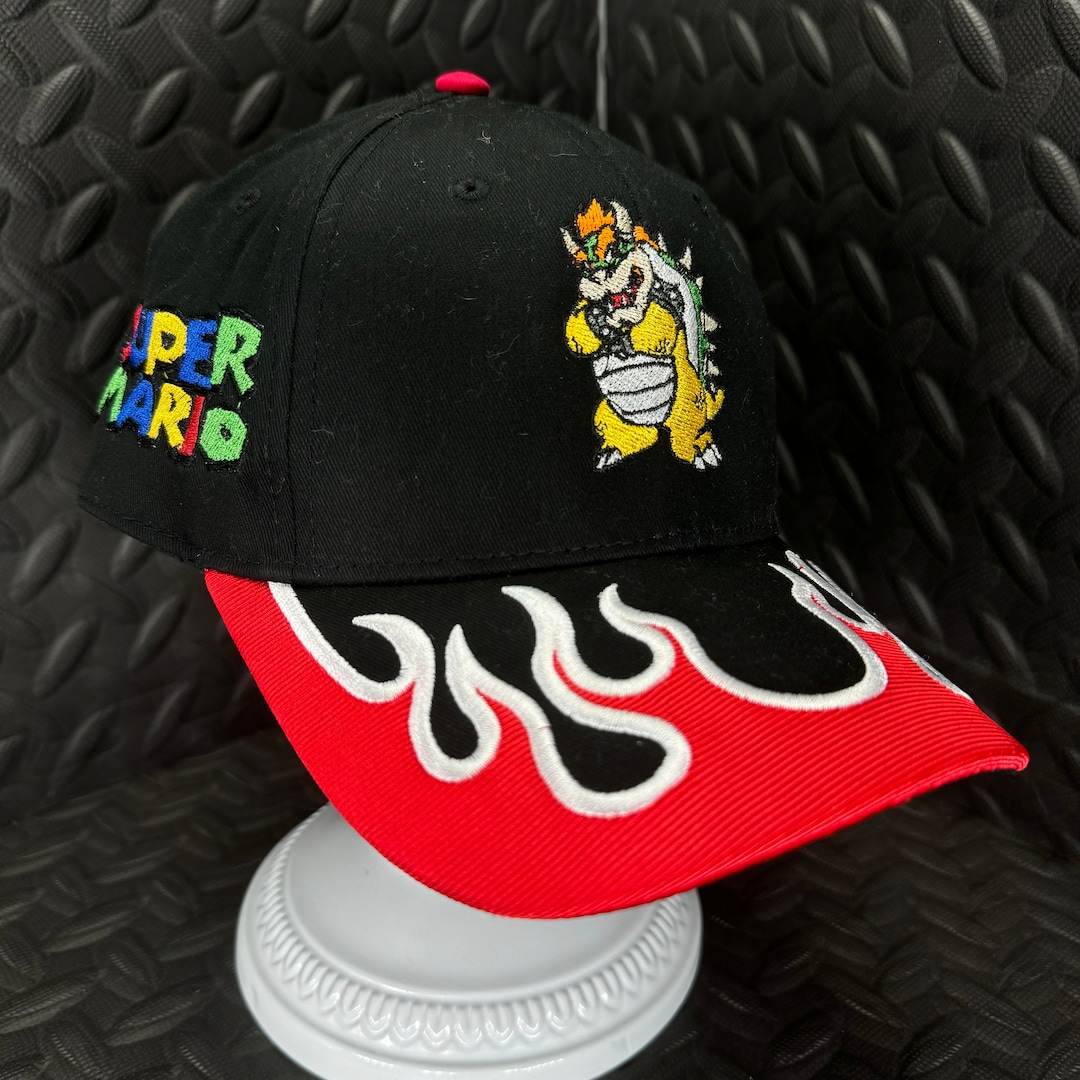 Super Mario Hat Bowser Custom Embroidered - Etsy