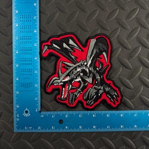 Patch Black Dragon Custom Embroidered Iron On Patch