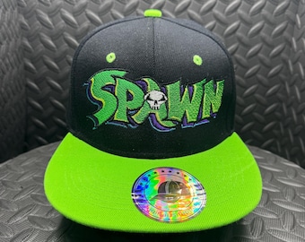 Custom Spawn Logo Embroidered  Hat Snap Back