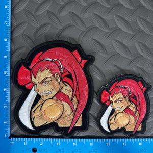 Samurai Genjuro Anime Embroidered Iron on Patch