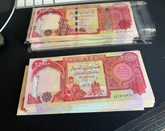 Koop 100.000 Iraakse Dinars IQD 4x25K bankbiljetten - verzamelobject NIEUW Uncirculated authentieke Irak-valuta en geld