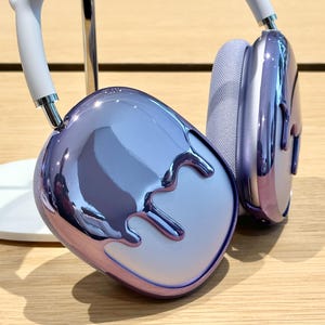 Qlix Silver Drip Frames for Airpods Max (lightweight Frame Case