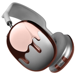 Qlix® Silver Drip Frames Case for Airpods Max 1 & 2, Lightweight
