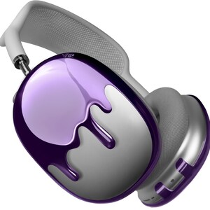 Qlix Silver Drip Frames for Airpods Max (lightweight Frame Case