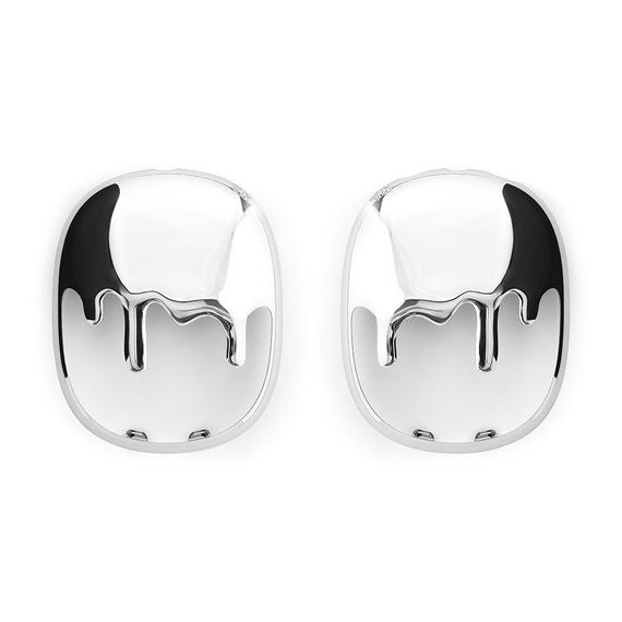 Qlix Silver Drip Frames – Airpods Max Case (lightweight, USB-C