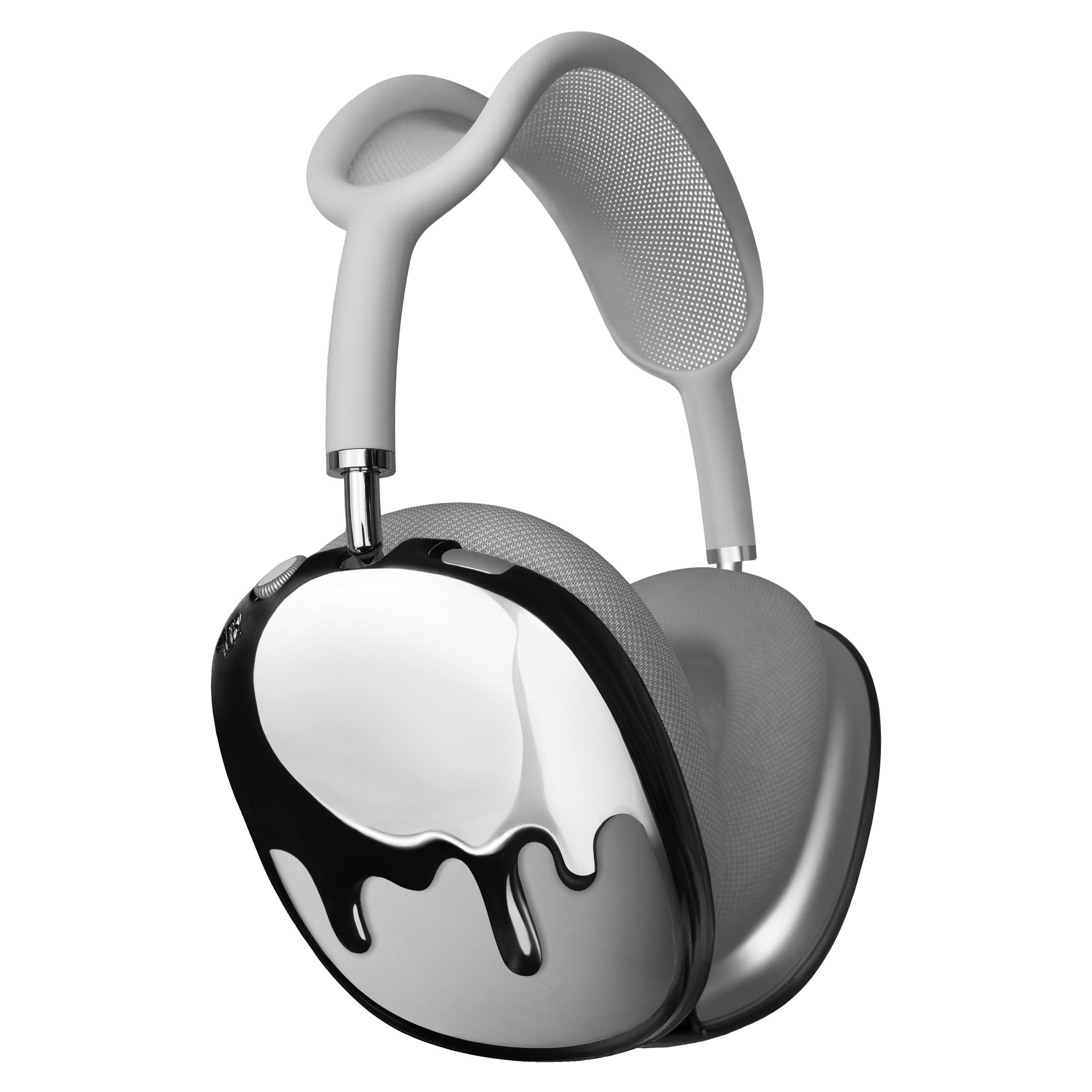 Qlix® Silver Drip Frames Case for Airpods Max 1 & 2, Lightweight