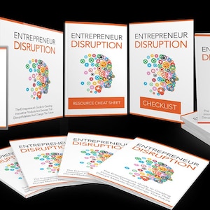 Entrepreneur Disruption Course with Resell Rights – PDF, Video Series & Learning Kit!