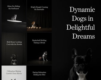 Creative Kids Photo Book, 26 Dog Breeds, 100+ Rhyming Vocabulary, Age 2 - 5, Learn English Words, Artistic, Innovative, and Calming