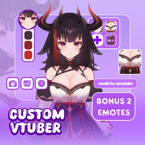 CUSTOM LIVE2D VTUBER MODEL | vtuber, Vtuber Commission, Live2D model commission, vtuber asset, live2d model, Rigging, Vtuber Male and Female