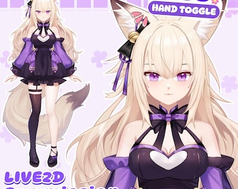 Custom Vtuber Model Live2D Commission | Character Design & Rigging