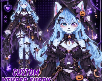 Custom Furry VTuber Model | VTuber Avatar | Live2D Furry