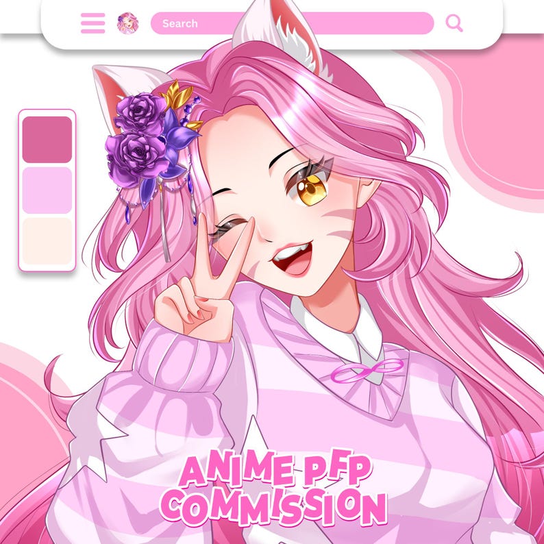 Custom Anime PFP Commission, Anime PFP, PFP Commission, anime commission, Discord pfp, Vtuber profile, Fanart, Profile Picture, pfp anime, Anime Character Commission, pfp, anime, Anime Portrait, character commission, Custom Pfp Commission, Digital Art Commission, Digital Art Avatar for OC, Genshin, FF xiv, D&D, Roblox, Couples, Twitch and Discord, Anime Illustration
