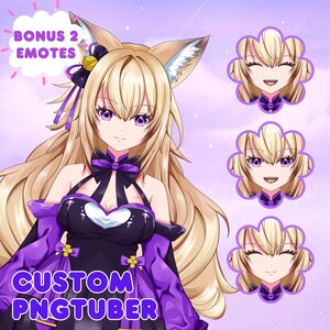 TwitchとYouTube用のカスタムPNGTuberモデル | かわいいVtuberアバター | PNGモデルコミッション | アニメPNGTuberアバター | Pngtuberキャラクター | アニメ