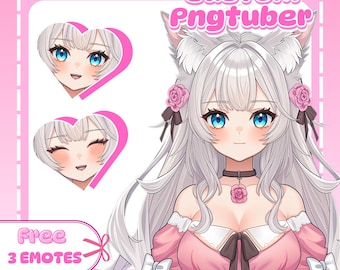 Custom PNGTuber Commission | Anime PNGTuber Avatar Model