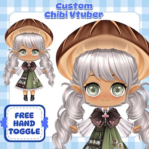Custom Chibi VTuber Model | Live2D VTuber Commission