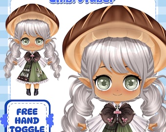 Custom Chibi VTuber Model | Live2D VTuber Commission