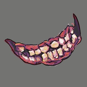 Smile gore sticker