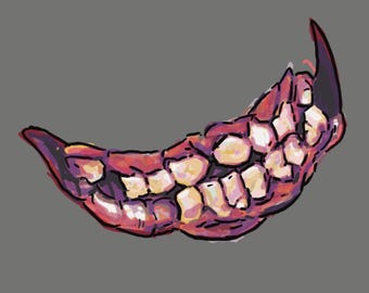 Smile gore sticker