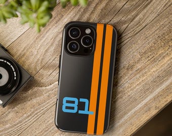 Racing Stripes Tough Phone Case, Modern Tech Cover