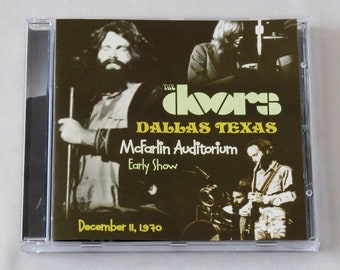 The Doors - Auditorio McFarlin de Dallas, TX - CD de presentación anticipada + ¡¡¡Riders On The Storm en vivo excepcional!!! ¡Conjunto completo con póster original!