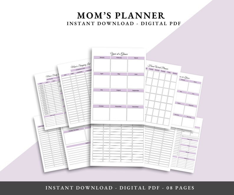 Mom Planners | Best Planners for Moms | Stay at Home Mom Planner ...