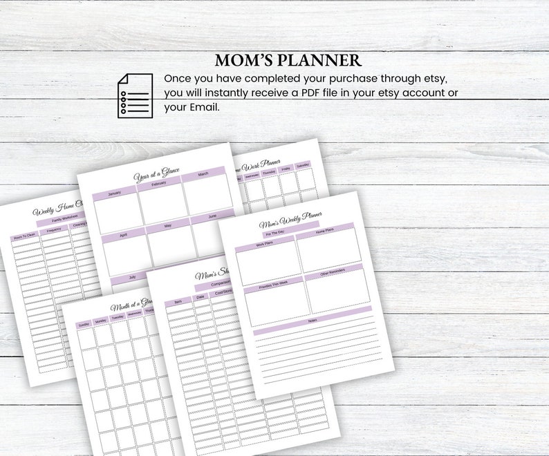 Mom Planners | Best Planners for Moms | Stay at Home Mom Planner ...