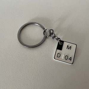 Motorkenteken sleutelhanger, Gepersonaliseerde 3D-print, Uw kenteken als accessoire, Cool cadeau-idee voor motorliefhebbers