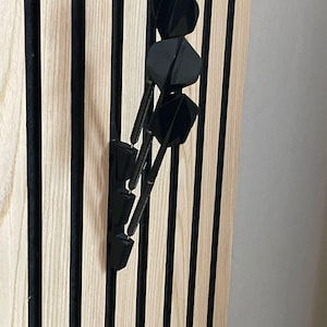 Dart holder for acoustic panels, darts, dartboard, arrow holder