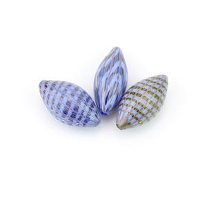 Handmade Glass Hollow Beads For Necklace. Glass Beads. Blown beads. Lampwork beads. Handmade. Craft.