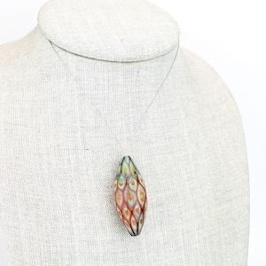 Handmade Glass Hollow Beads For Necklace. Glass Beads. Blown beads. Lampwork beads. Handmade. Craft.