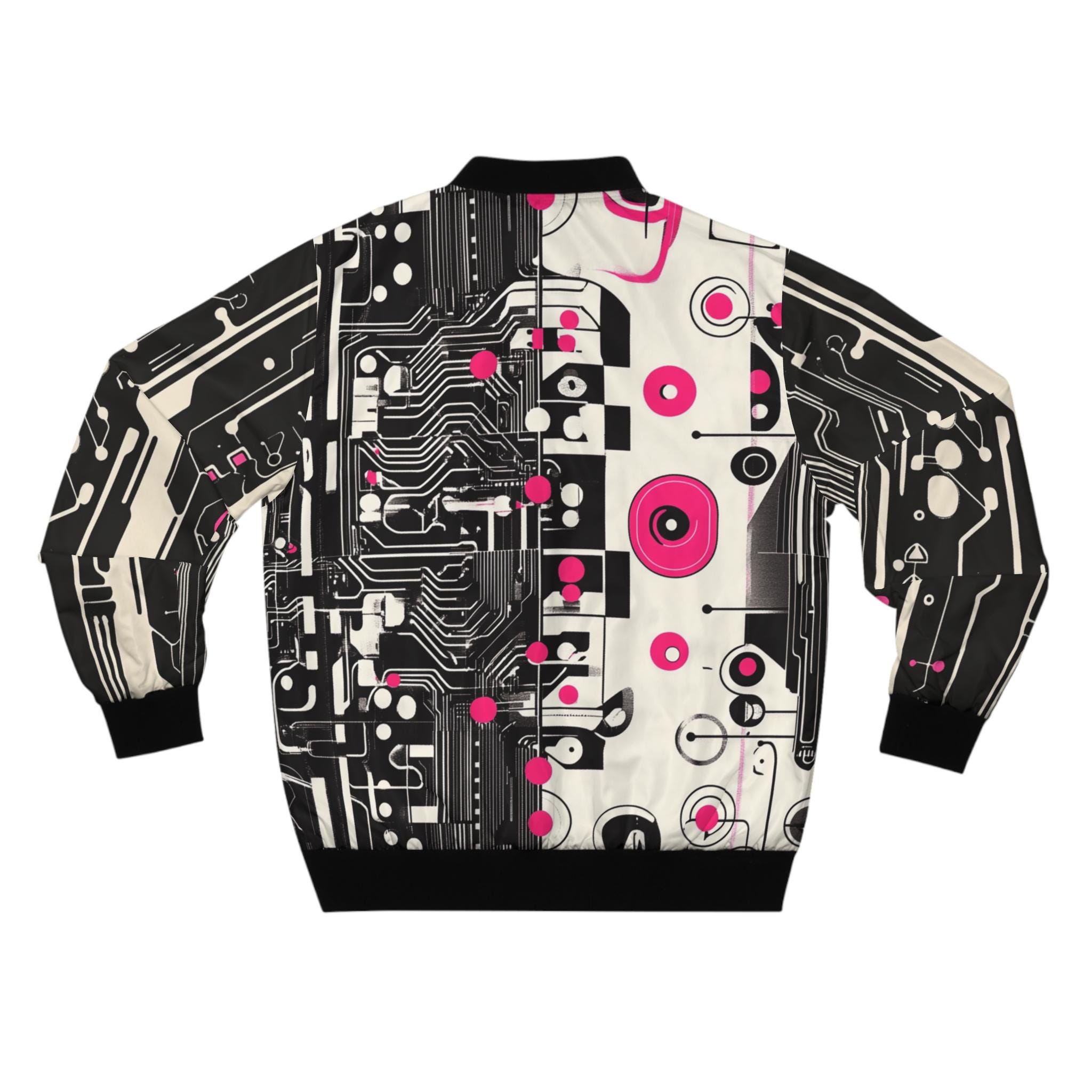 Men's Emo Bomber Jacket Cyberpunk Anime Goth - Etsy