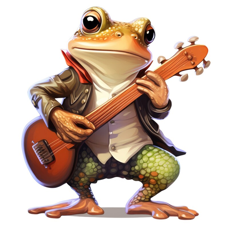 Toad Commercial Cute Toad Clipart Set Bundle, 10 High-quality Images, Apparel, Paper ...