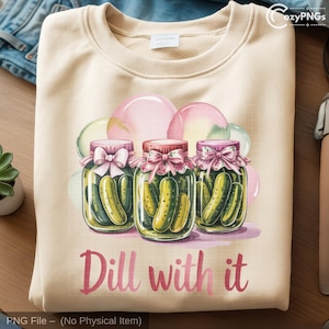 Coquette Pickle PNG : Clipart drôle de jeu de mots (téléchargement numérique)