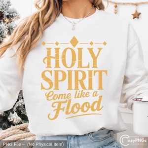 Holy Spirit PNG Design: Christian Faith Graphic (Digital Download)