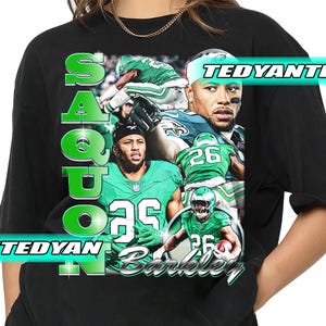 Vintage Saquon Barkley Shirt, The Jumping Man Philadelphia Football, Gift For Women and Man Unisex T-Shirt