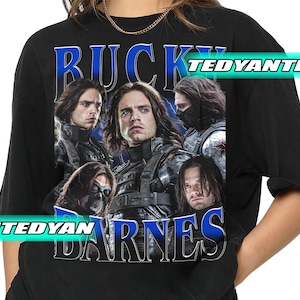 Vintage Bucky Barnes T-Shirt, Geschenk für Frauen und Mann Unisex T-Shirt