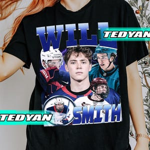 Vintage Will Smith Shirt, Ice Hockey American Professional, Hockey Championships Sport Merch, Gift For Women and Man Unisex T-Shirt