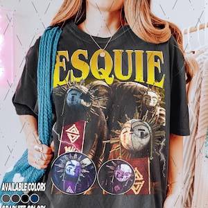 Vintage Comfort Colors Esquie Expedition 33 T-Shirt, Esquie Clair Obscur Expedition 33 Bootleg Fan Tee Shirt, Gift For Women and Man Unisex