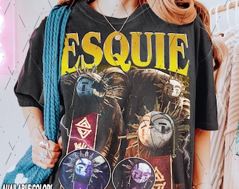 Camiseta vintage Comfort Colors de Esquie Expedition 33, camiseta pirata de Esquie Clair Obscur Expedition 33, regalo unisex para mujer y hombre.