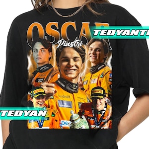 Vintage Oscar Piastri T-Shirt, Gift For Women and Man Unisex T-Shirt