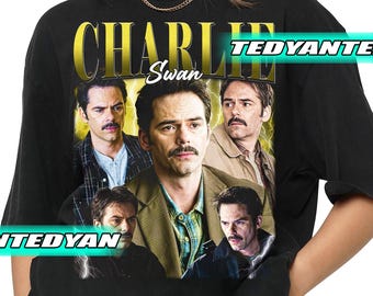 Vintage Charlie Swan T-Shirt, Gift For Women and Man Unisex T-Shirt