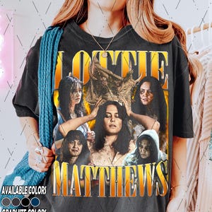 Camiseta vintage de Lottie Matthews Yellowjackets con colores cómodos, regalo para mujer y hombre