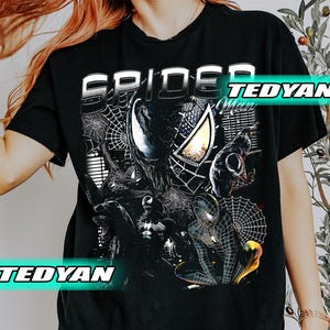 Vintage Spiderman Homage T-Shirt, Spider-Man Graphic T-Shirt, Gift For Women and Man Unisex T-Shirt