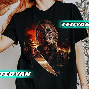 Vintage Halloween Character T-Shirt, Halloween Horror Graphic T-Shirt, Gift For Women and Man Unisex T-Shirt