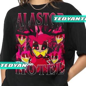 Vintage Alastor Hazbin Hotel T-Shirt, Gift For Women and Man Unisex T-Shirt