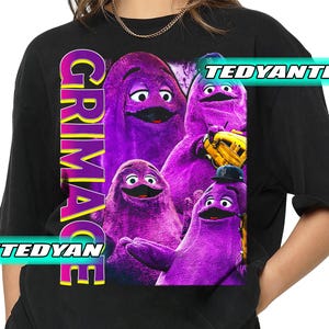 Vintage Grimace Shake T-Shirt, Gift For Women and Man Unisex T-Shirt