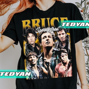 Vintage Bruce Springsteen T-Shirt, Bruce Springsteen Graphic T-Shirt, Gift For Women and Man Unisex T-Shirt