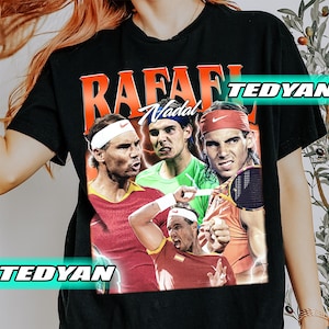 Vintage Rafael Nadal T-Shirt, Rafael Nadal Graphic T-Shirt, Gift For Women and Man Unisex T-Shirt