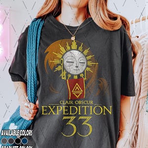 Vintage Comfort Colors Esquie Clair Obscur Expedition 33 T-Shirt, Esquie Fan Tee Graphic T-Shirt, Gift For Women and Man Unisex T-Shirt